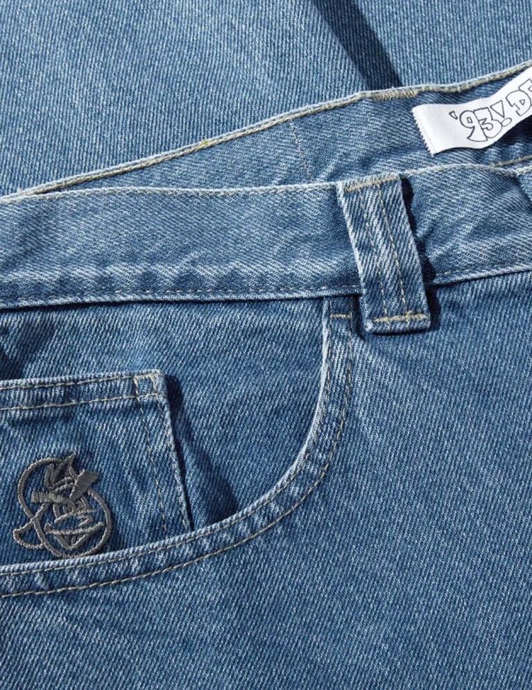 Pantaloni POLAR SKATE CO 93! denim mid blue